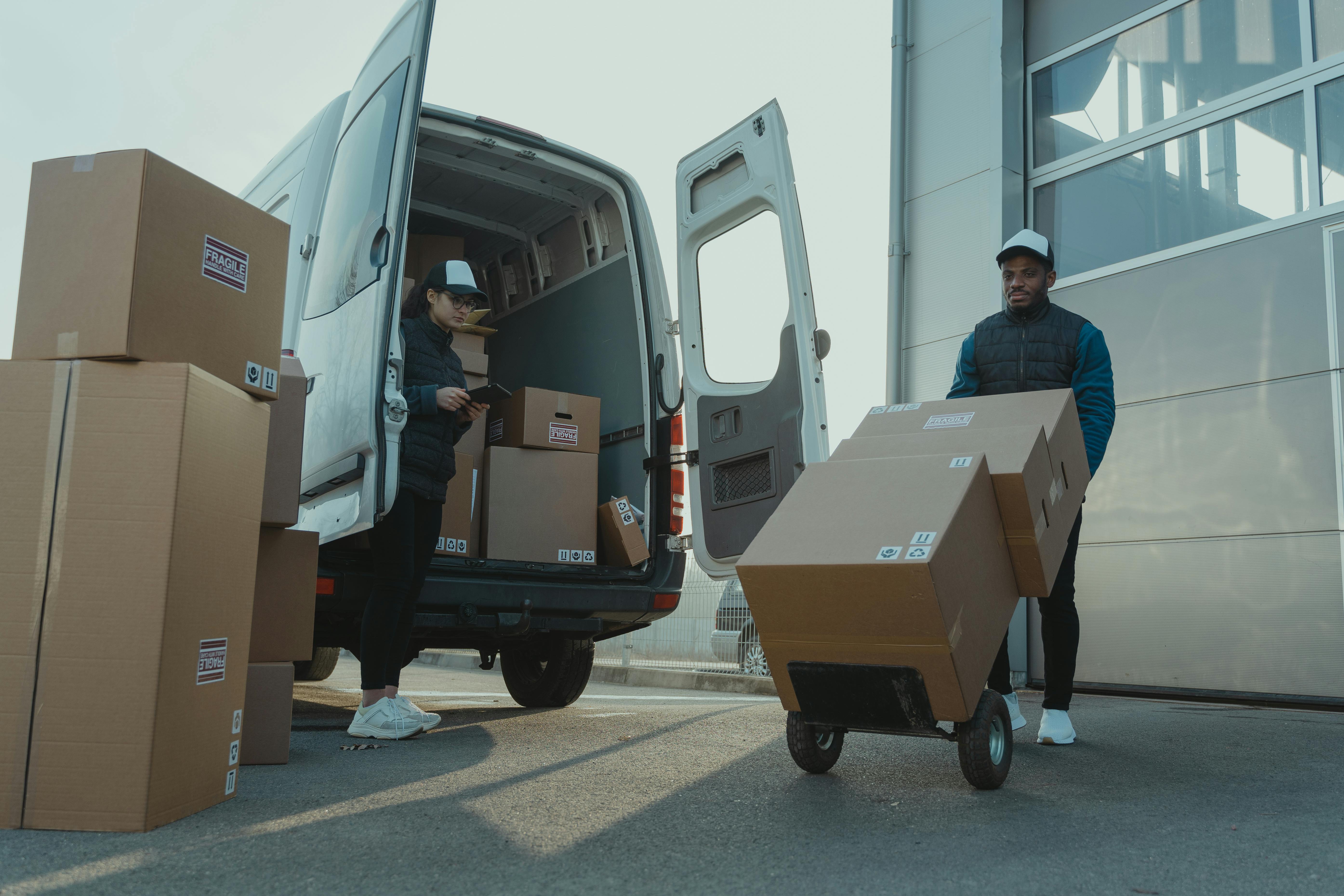 Freight and logistics operations with modern tracking